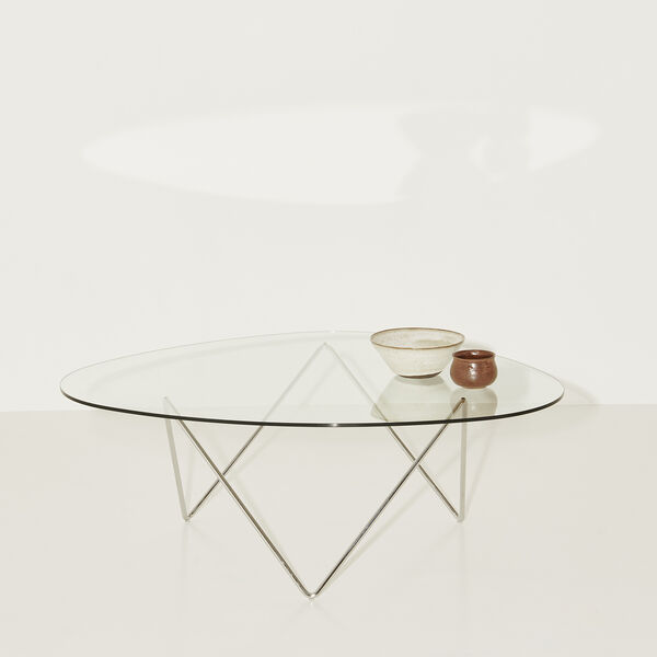 Pedrera Coffee Table, chrome, GUBI