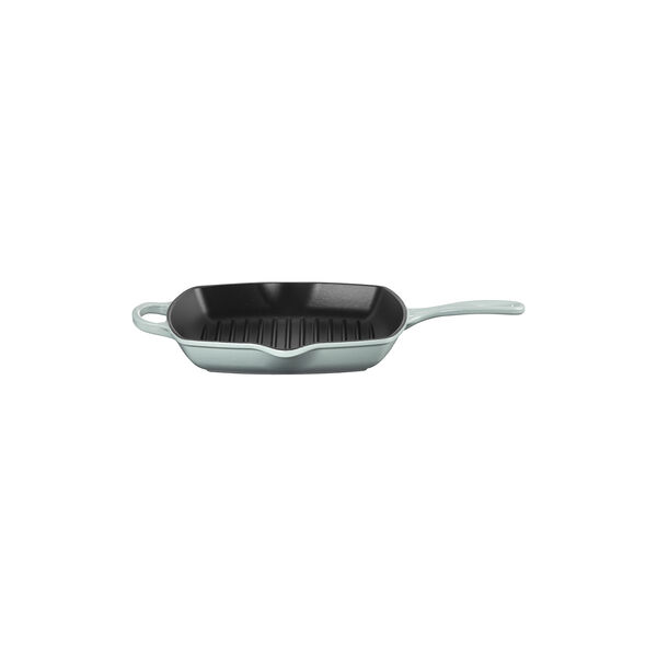 Signature gjutj&auml;rn kvadratisk grillpanna 26 cm, sea salt, Le Creuset