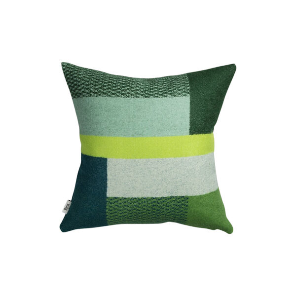 MIKKEL Cushion, green MIKKEL Cushion, green, Røros Tweed