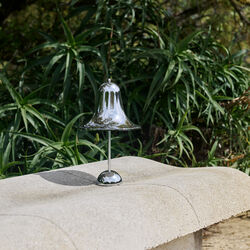 Pantop Portabel bordslampa, chrome, Verpan