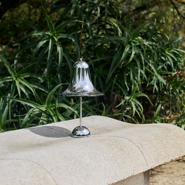 Pantop Portabel bordslampa, chrome, Verpan