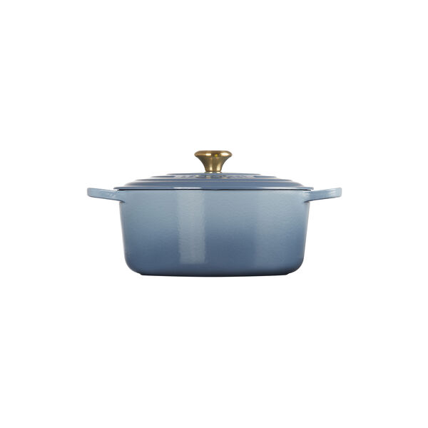 Signature gjutj&auml;rn rund gryta &Oslash; 28 cm, chambray, Le Creuset