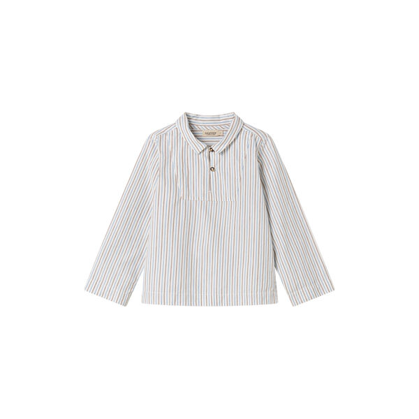 Tovas Shirt, blue iris stripe, MarMar Copenhagen