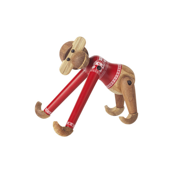 Monkey Christmas Jumper 2024 mini teak/limba, Kay Bojesen Denmark