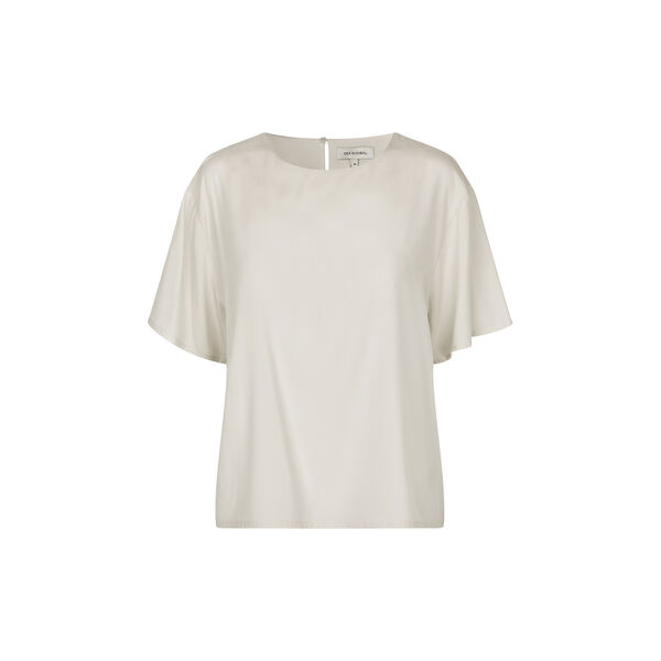 SolanaDEA Blouse Short Sleeved, cloud cream, Dea Kudibal