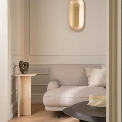 Sasi Large Wall Lamp, brass, Nuura