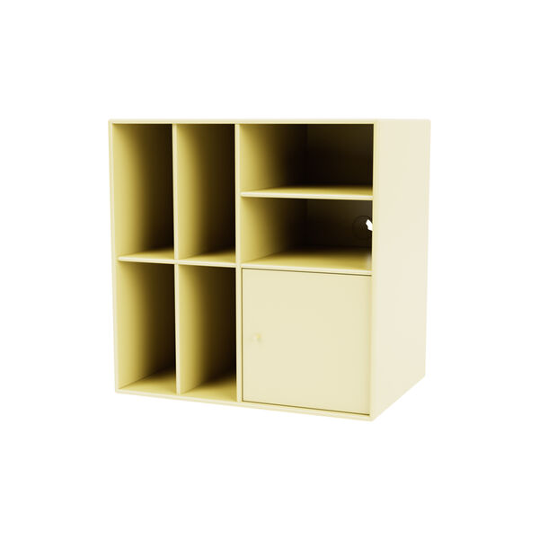 SPIN II Hylla till vinylskivor, 159 camomile, Montana Furniture