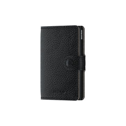 Miniwallet, vegetable tanned black/black, Secrid