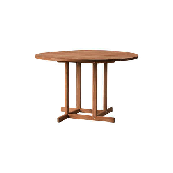 BM80 Mogensen Shaker Table &Oslash; 120 cm, oiled smoked oak, Fredericia Furniture