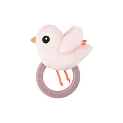 Birdee Sensory Rattle with Teether, powder, Done by Deer
