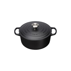 Signature rund gryta Ø 28 cm, matte black Signature rund gryta Ø 28 cm, matte black, Le Creuset