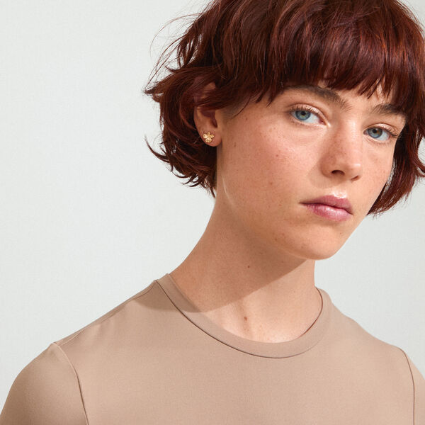 CHARMAINE Studs, guldpl&auml;terat, Pilgrim