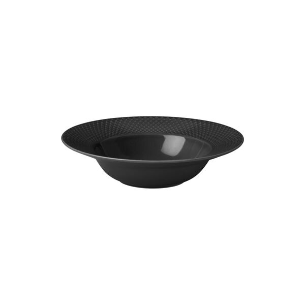 Rhombe Earth Djup tallrik Ø 24.5 cm, slate, Lyngby Porcelæn
