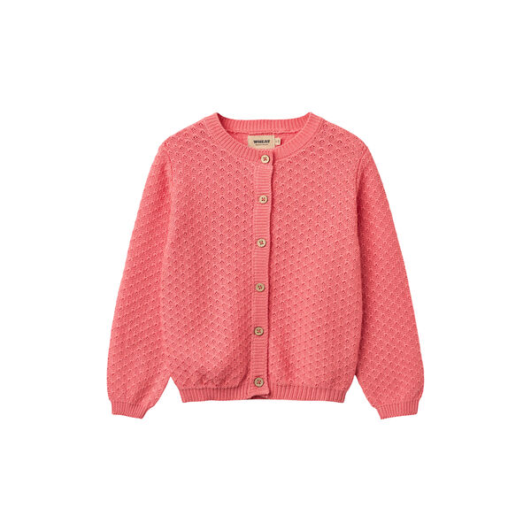 Knit Cardigan Magnella, coral, Wheat