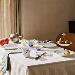 White Fluted tallrik, 19 cm, Royal Copenhagen