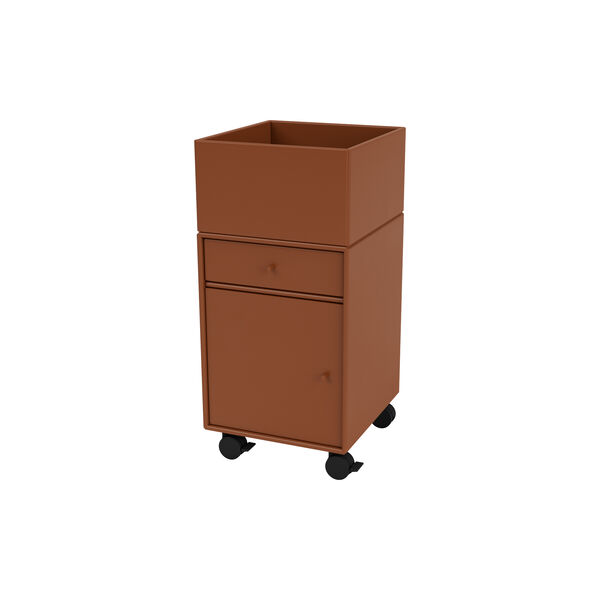 RUNNER Office Unit on Castors, 146 hazelnut, Montana Furniture