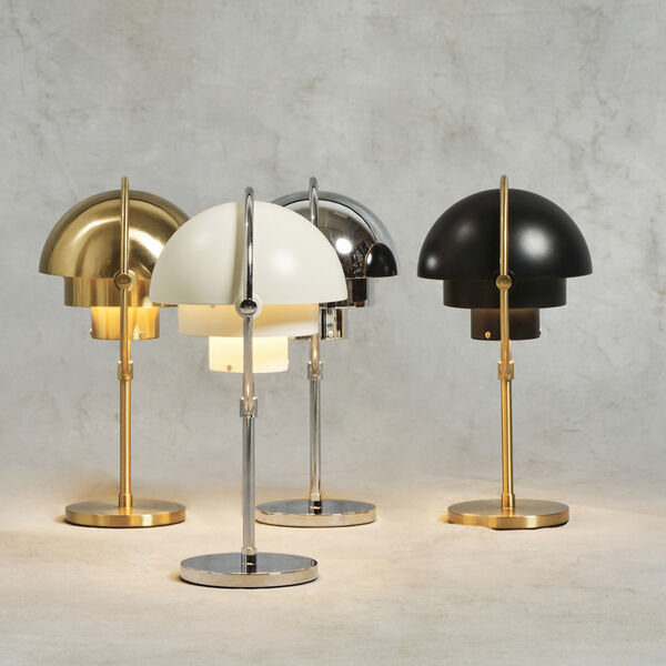 Multi-Lite Portable Lamp, white semi matt/chrome, GUBI