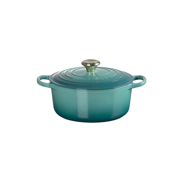 Signature rund gryta &Oslash; 24 cm, bleu riviera, Le Creuset