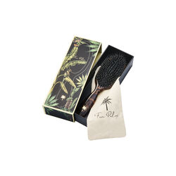 Boar- & Nylon borste medium, turtle, Fan Palm