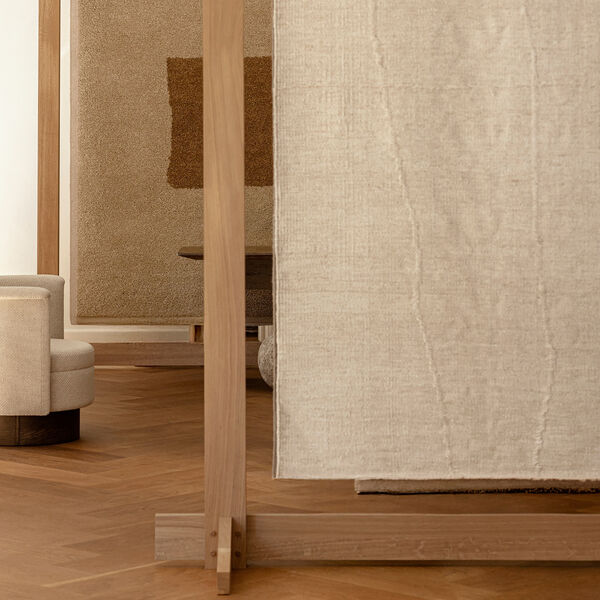 Flow Shen matta, beige, Linie Design