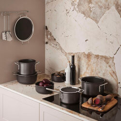 Legio Nova skål 0,5 L, black, Eva Trio