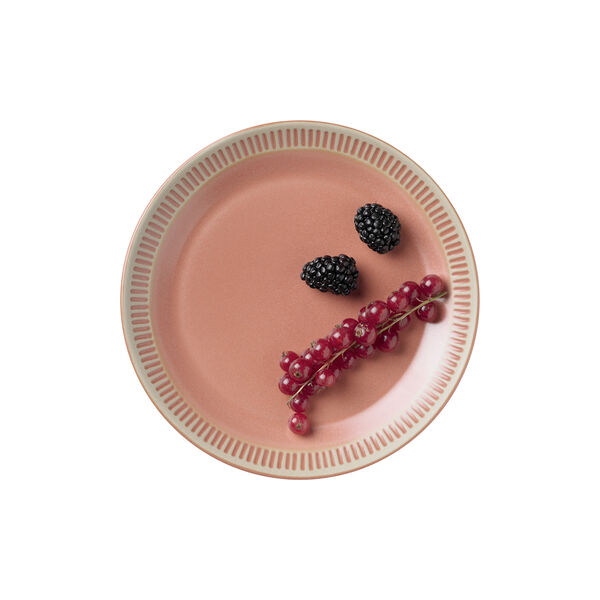 Colorit tallrik Ø 19 cm, coral, Knabstrup Keramik