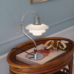 PH 2/2 Question Mark Chrome bordslampa, Louis Poulsen