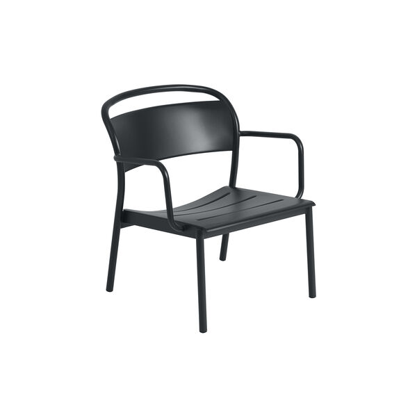 Linear Steel Lounge Armchair, anthracite black Linear Steel Lounge Armchair, anthracite black, Muuto