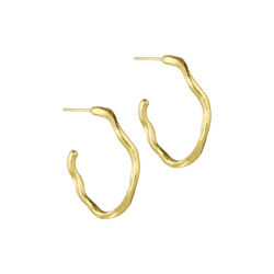 Nina &ouml;ronh&auml;ngen large, guldpl&auml;terade, Pure by Nat