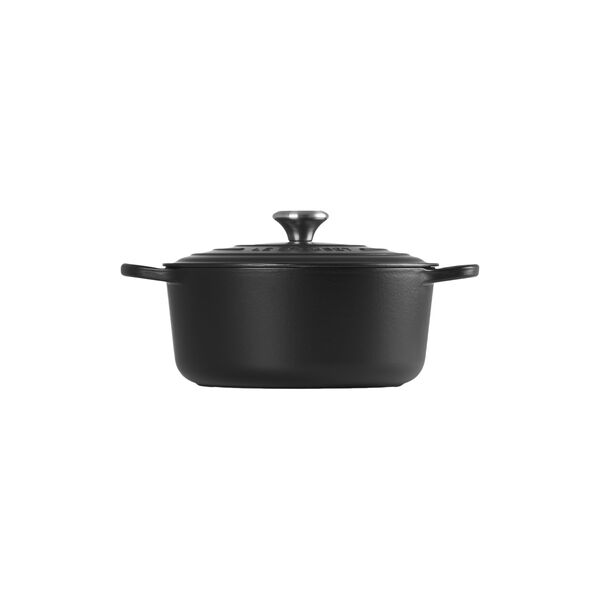 Signature gjutj&auml;rn rund gryta &Oslash; 26 cm, matte black, Le Creuset