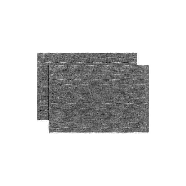 HERRINGBONE bordstablett, dark grey, Georg Jensen Damask