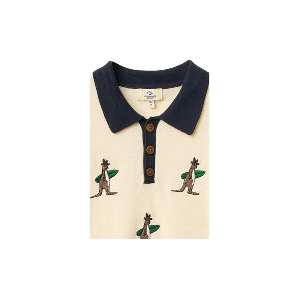 Polo w. Embroidery, Copenhagen Colors Organics