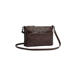 KarimaMBG Crossbody Bag Weave, dark brown, Markberg