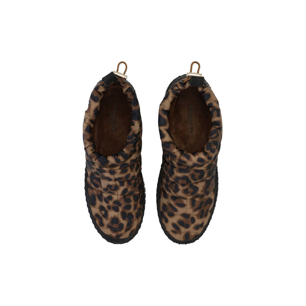 Tulip Low Padded Boot, brown panthera print black, Ilse Jacobsen Hornbæk