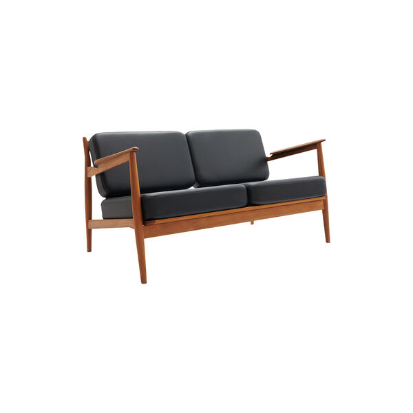 Model 107 2-sitssoffa, svart Model 107 2-sitssoffa, svart, Magnus Olesen Design