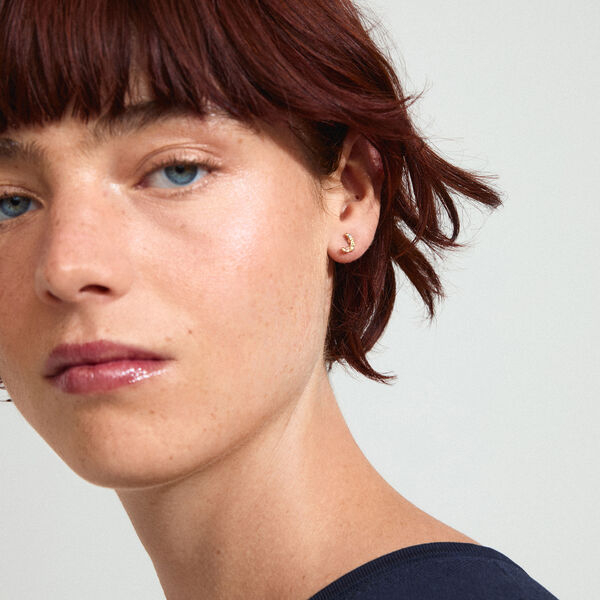 KORA Studs, guldpl&auml;terat, Pilgrim