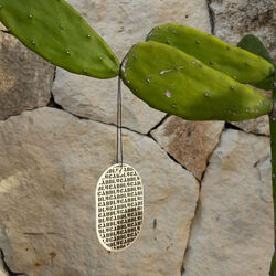 No. 1 Scented Car/Room Tag, Geranium/Incense, Candly & Co