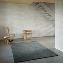 Geometric Maze golvmatta, moss, Linie Design