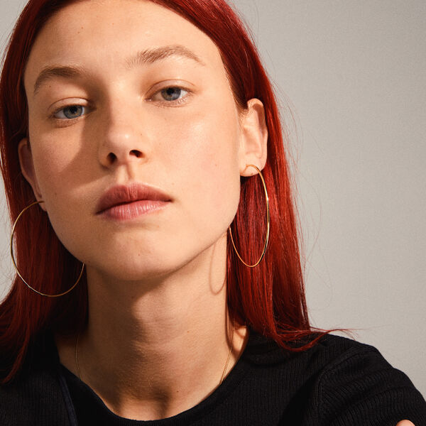 SANNE Hoops X Large, guldpl&auml;terat, Pilgrim