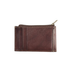 Creditcard zip wallet, dark brown, Tony Perotti