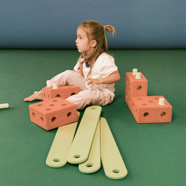 Balansbana, burnt orange/dusty green, MODU