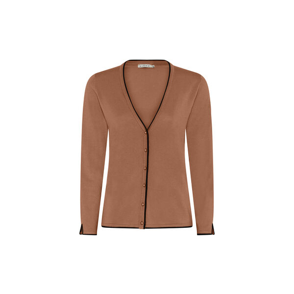 Basic Viscose Knit with Edge, cognac, Micha