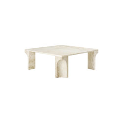 Doric Square Coffee Table, neutral white, GUBI