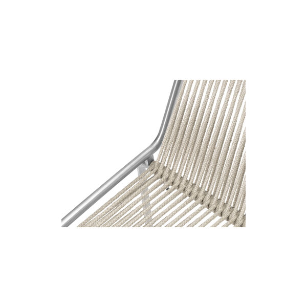 Noel Armrest Chair, steel/nature linen, Thorup Copenhagen