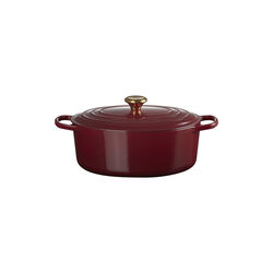 Signature oval gryta 6,3 L, garnet, Le Creuset