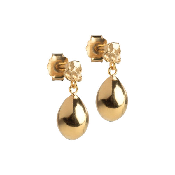 Poe studs, gold plated, ENAMEL Copenhagen