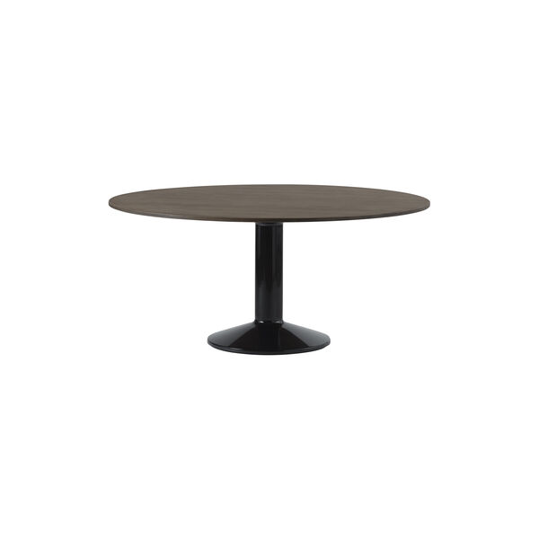 Midst Table, dark oiled oak/black, Muuto