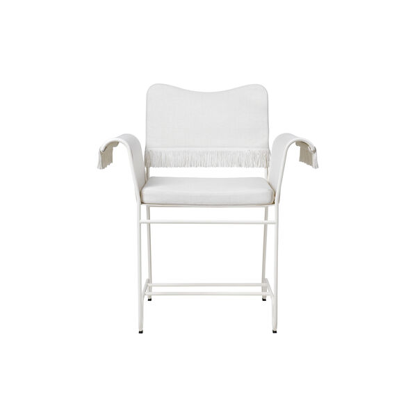 Tropique Dining Chair with Fringes, white/classic white Tropique Dining Chair with Fringes, white/classic white, GUBI