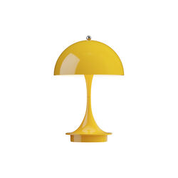 Panthella 160 Portable Table Lamp, opaque yellow, Louis Poulsen
