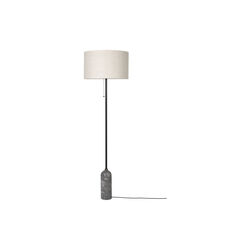Gravity golvlampa, gr&aring; marmor/kanvas, GUBI